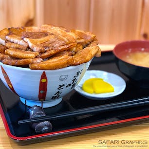 帯広名物の豚丼！なかでも「ぶた丼のとん田」の豚丼は、肉厚なのに柔らかく、脂身のバランスも最高、甘辛いタレとの相性も抜群で今一番のオススメです♪