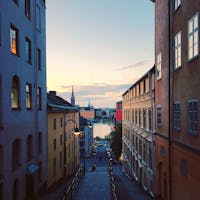 スウェーデン・ストックホルムの夕方🌇