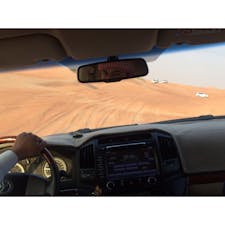 2016年2月14日 #ドバイ
砂漠も初めて ☺︎  大都会と砂漠が隣り合わせ ☻