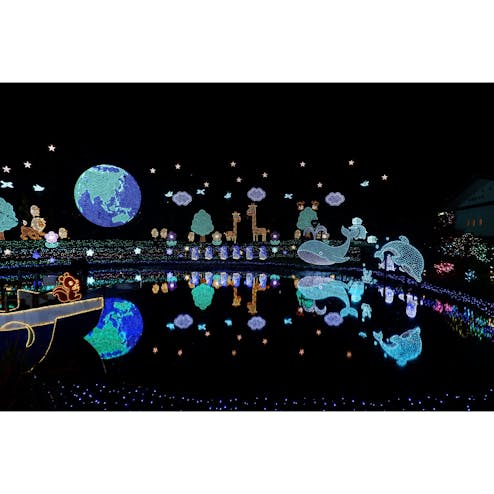 あしかがフラワーパーク「光の花の庭」