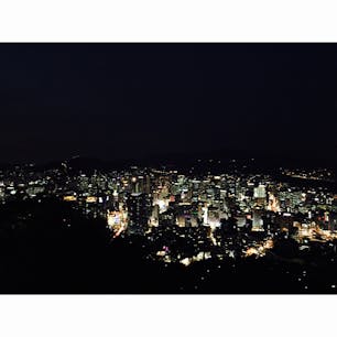 ソウルタワーから見た夜景