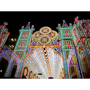神戸ルミナリエに行ってきました。
去年も行きましたが、毎年見ていてワクワク感が現れるな〜と思いました！