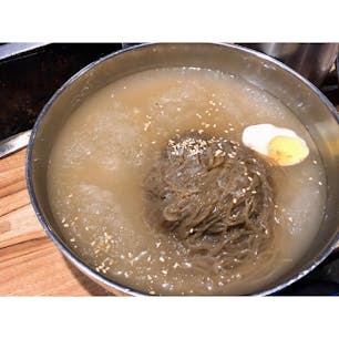 #韓国 #Seoul #カルマジュンサムギョプサル #冷麺
今まで食べた冷麺の中で圧倒的No.1！ ☺︎