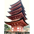 小雨の中、宮島 厳島神社へ