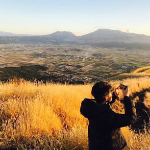 大観峰×黄金色