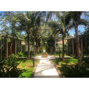 ニャチャン「フュージョンリゾートホテル」のスパ敷地内です☆ スパは予約とれればやり放題！しかも本格的なのが受けれて本当に良かった\( ˆoˆ )/ 最高！