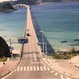 沖縄ではありません！山口県下関市の角島大橋です！