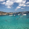 とてもとても綺麗な海
コミノ島は午前中がオススメ！
#マルタ
#コミノ島