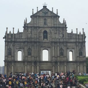 マカオの世界遺産:定番
聖ポール天主堂跡（大三巴牌坊）