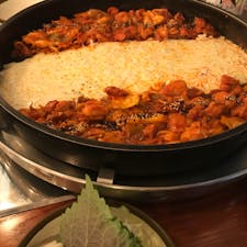 ソウルでチーズダッカルビをはじめ食べました！美味しい😋