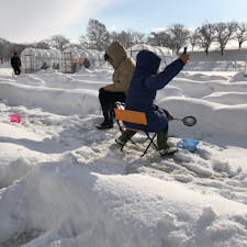 札幌から月形町へ。ワカサギ釣り。