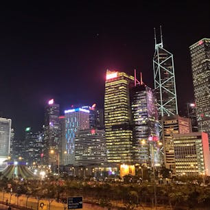 香港の夜景。