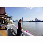 バンコク☺️
川の反対側は、アジアンティーク！

晴れてると、本当に景色が綺麗。