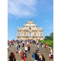 マカオ、聖ポール天主堂跡☺︎