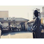 初めての柴又帝釈天へ行ってきました。
写真は、柴又駅と寅さん像です！