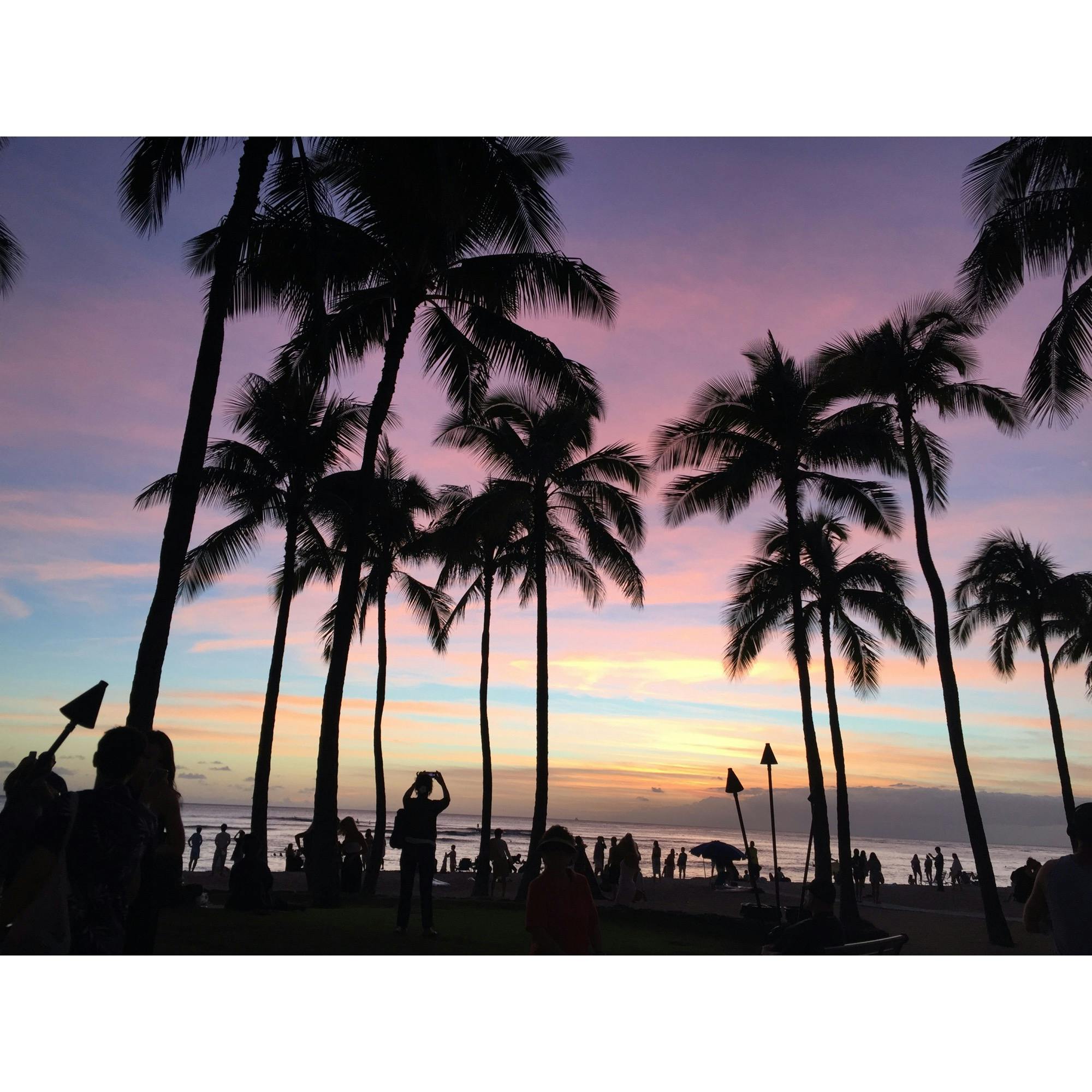 ワイキキ ビーチ Waikiki Beach の投稿写真 感想 みどころ 18 11 13ハワイ 夕方のビーチ トリップノート