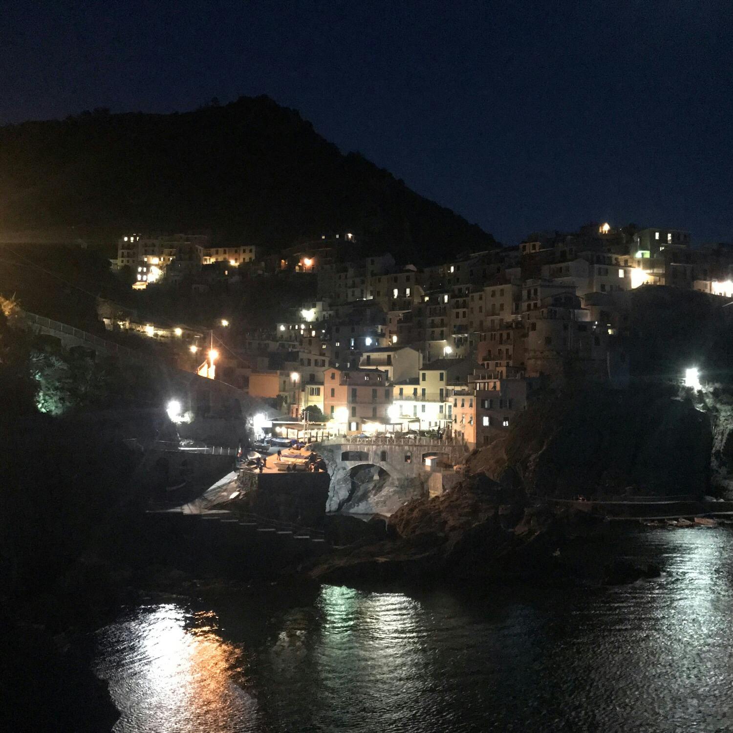 マナローラ Manarola の投稿写真 感想 みどころ イタリア チンクエテッレマナローラの夜景 トリップノート