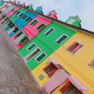 カラフルで可愛い島♡