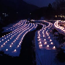 栃木にある湯西川温泉のかまくら祭り
小さいかまくらが可愛かった