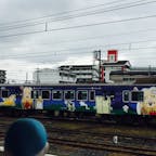 山陰本線 松江→倉吉→米子
米子駅でこなきじじい号に出会う。
天気は悪化し、車窓からはみぞれ混じりの雨と日本海らしい荒れた海を臨む。