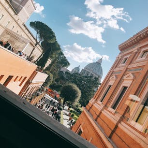 バチカン市国美術館にて