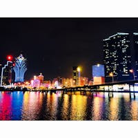 マカオ。
夜景がきれいだったなぁ。