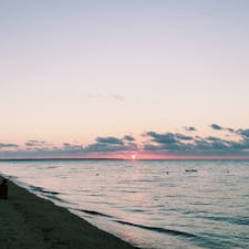 朝陽が昇る瞬間@小浜島