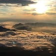 富士山からの雲海