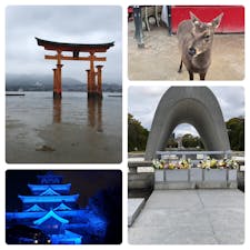 ~広島~
広島駅
↓
厳島神社
↓
宮島水族館
↓
原爆ドーム
↓
広島城