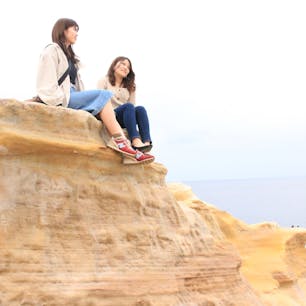 和歌山県の千畳敷に行きました🙃
眺めが良くて最高でした〜