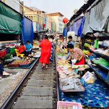 タイ@メークロン市場