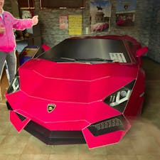 女川町
ダンボールで作られた車
ダンボルギーニ。